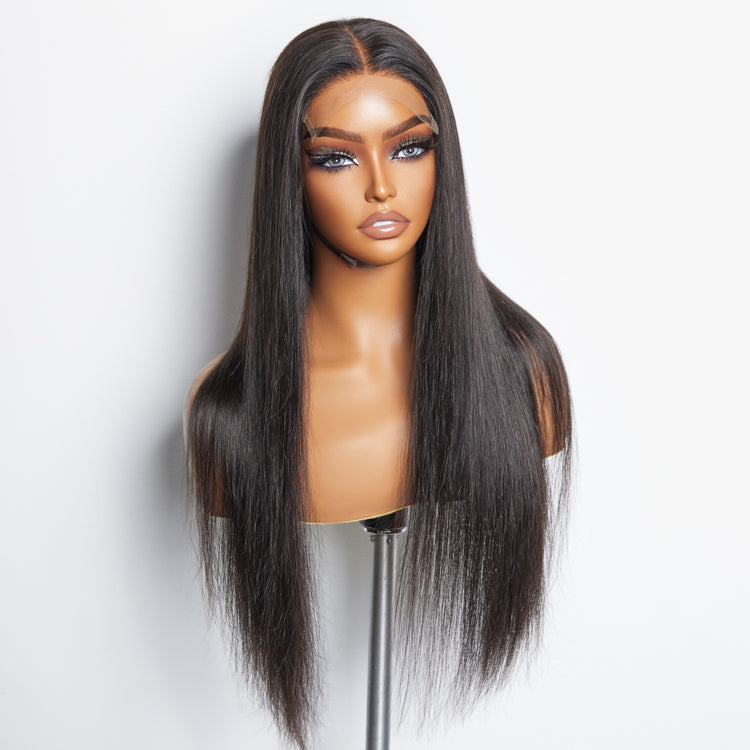 5x5 HD Glueless Lace Closure Wig Straight 180% Density