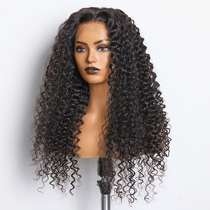 180% Density HD 13x4 Full Frontal Lace Wig Deep Curly