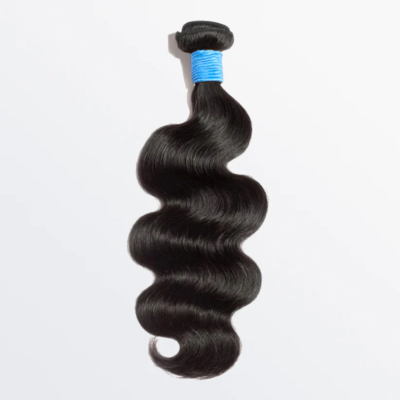 10-30 Inch Body Wave Virgin Brazilian Hair #1B Natural Black