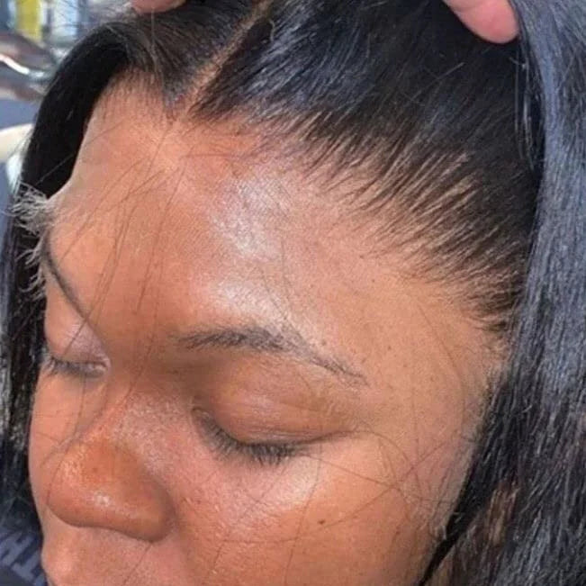 13 x 4 HD Straight Free Parted Frontal #1B Natural Black