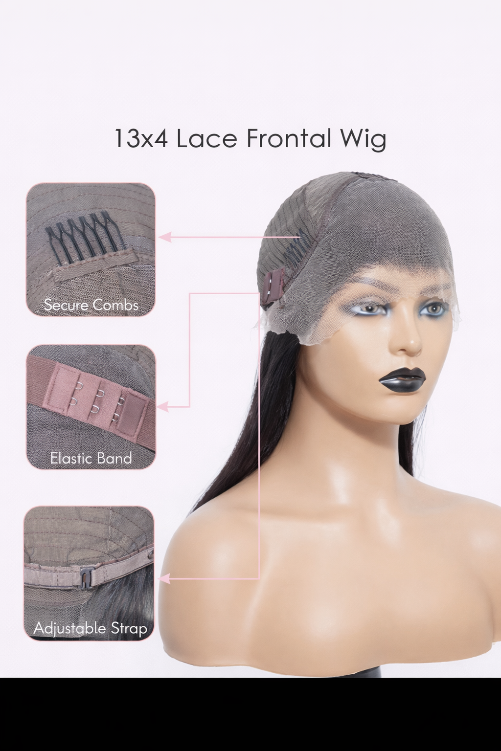 London Luxe 13x4 Pre-Plucked Lace Front Straight Bob |150% Density