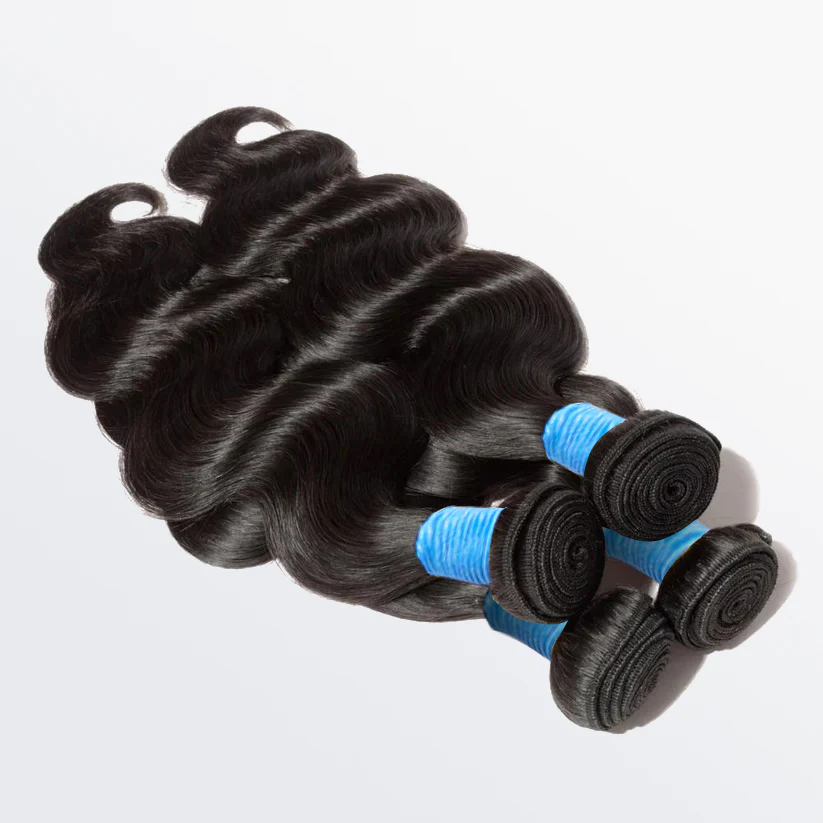 10-30 Inch Body Wave Virgin Brazilian Hair #1B Natural Black