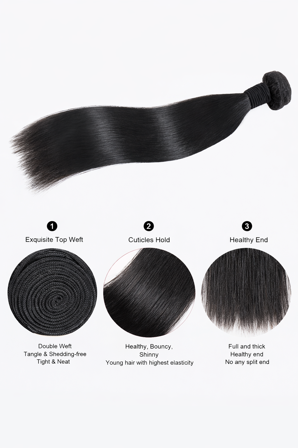 Straight Virgin Hair Bundle