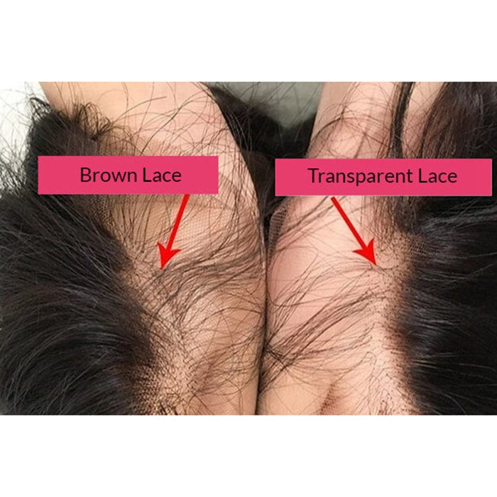 Glueless 3D Cap Pre-bleached Body Wave 13x4 Transparent Lace Front Wig 150% Density