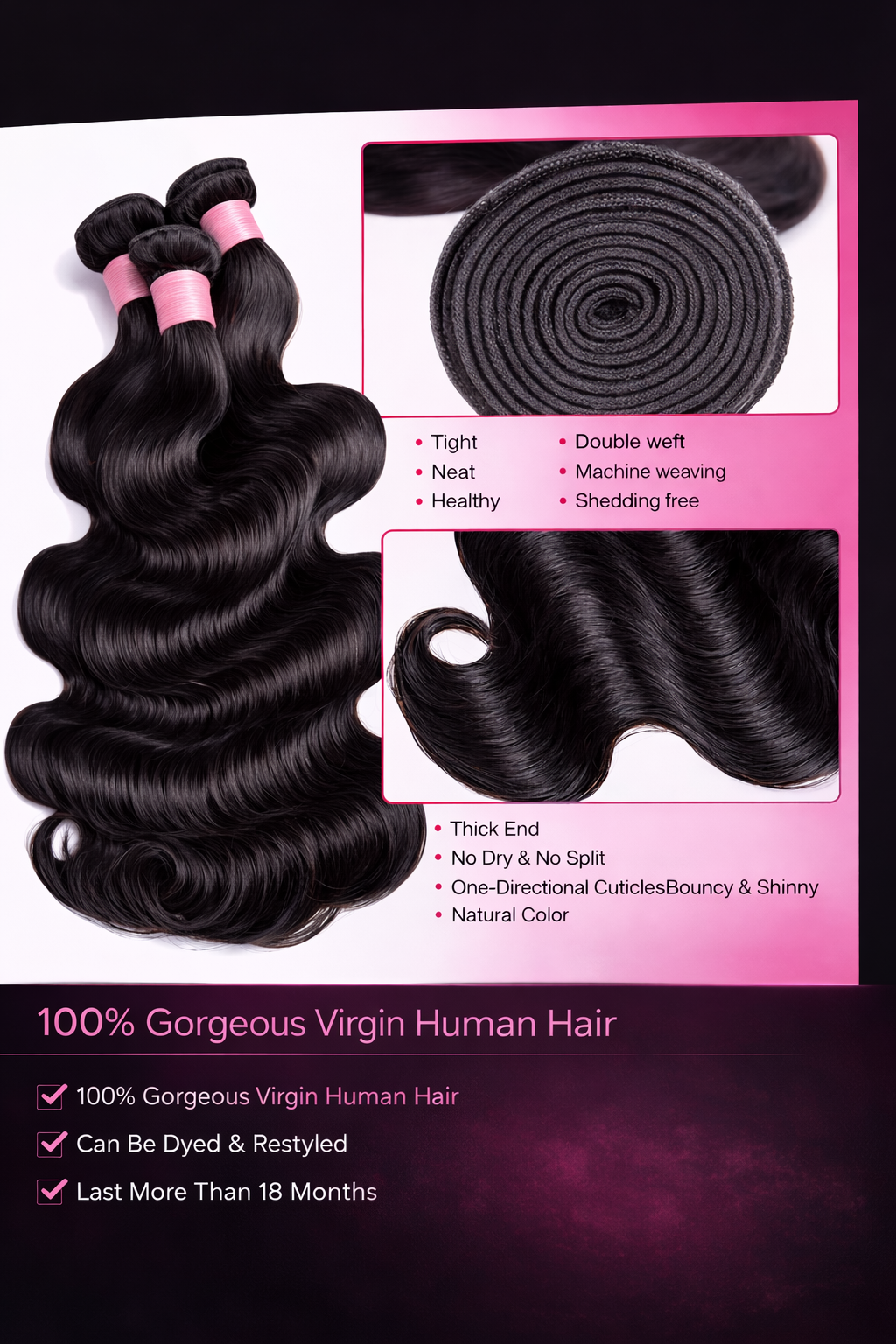 Body Wave Virgin Hair Bundle