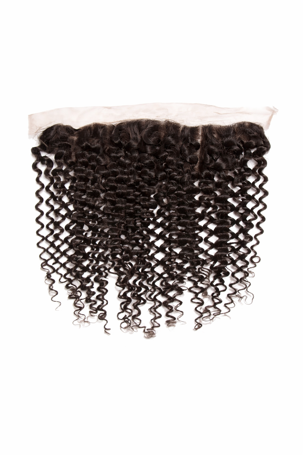 13 x 4 Italy Curly Free Parted Frontal #1B Natural Black