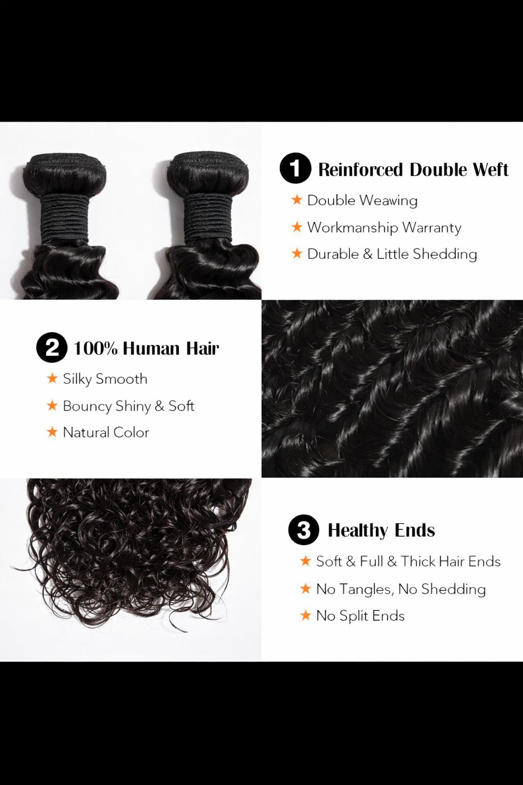Deep Curly Virgin Hair Bundle
