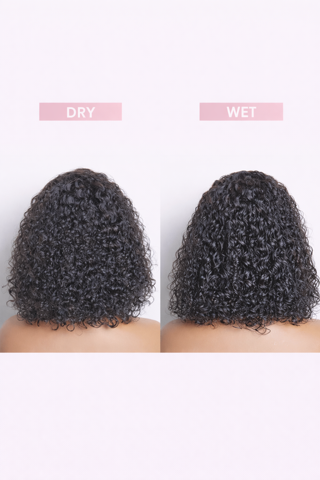 London Luxe 13x4 Pre-Plucked Lace Front - Curly Bob Wig (150% Density)