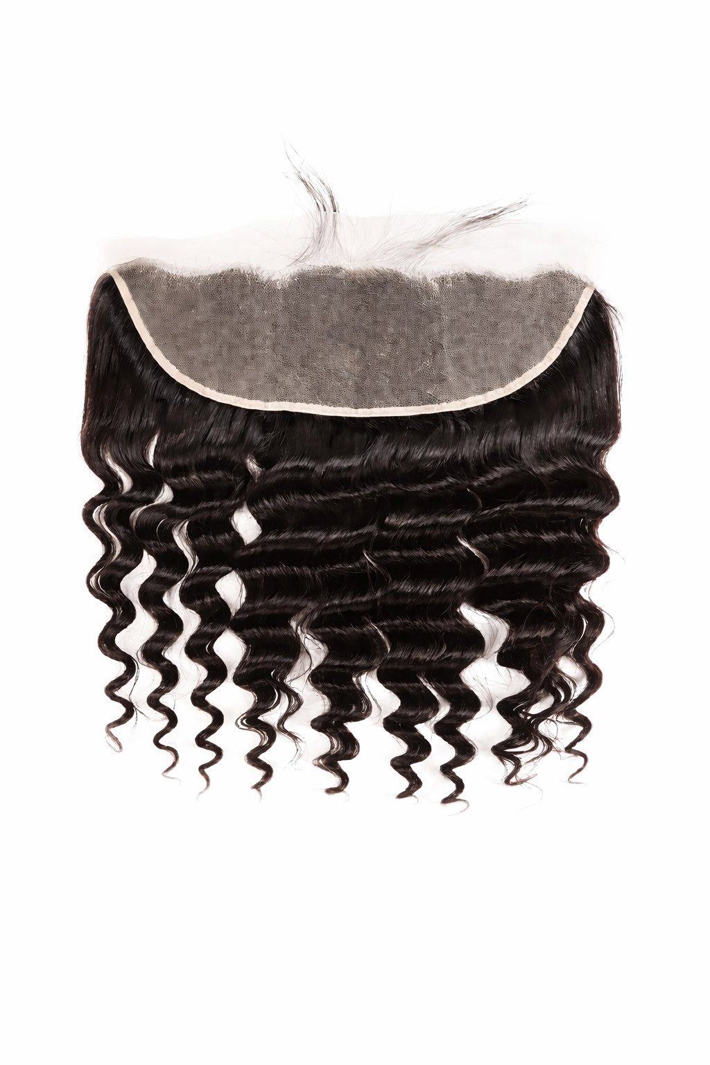 13 x 4 Deep Wavy Free Parted Frontal #1B Natural Black