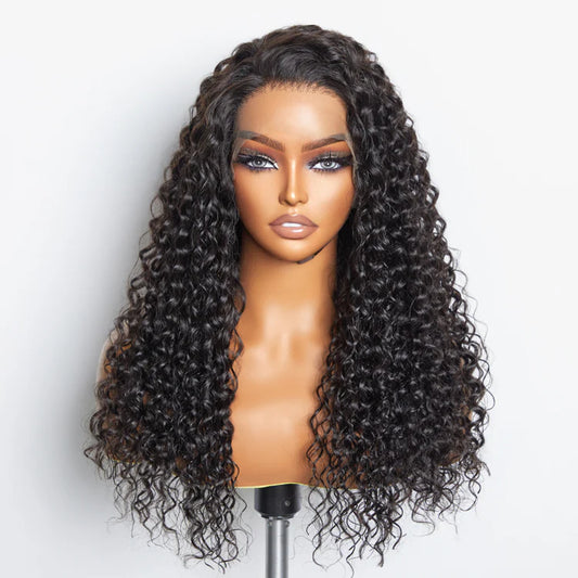 London Luxe 13x6 PartingMax 3D Cap Glueless Transparent Lace Wigs Water Wave | 150% Density