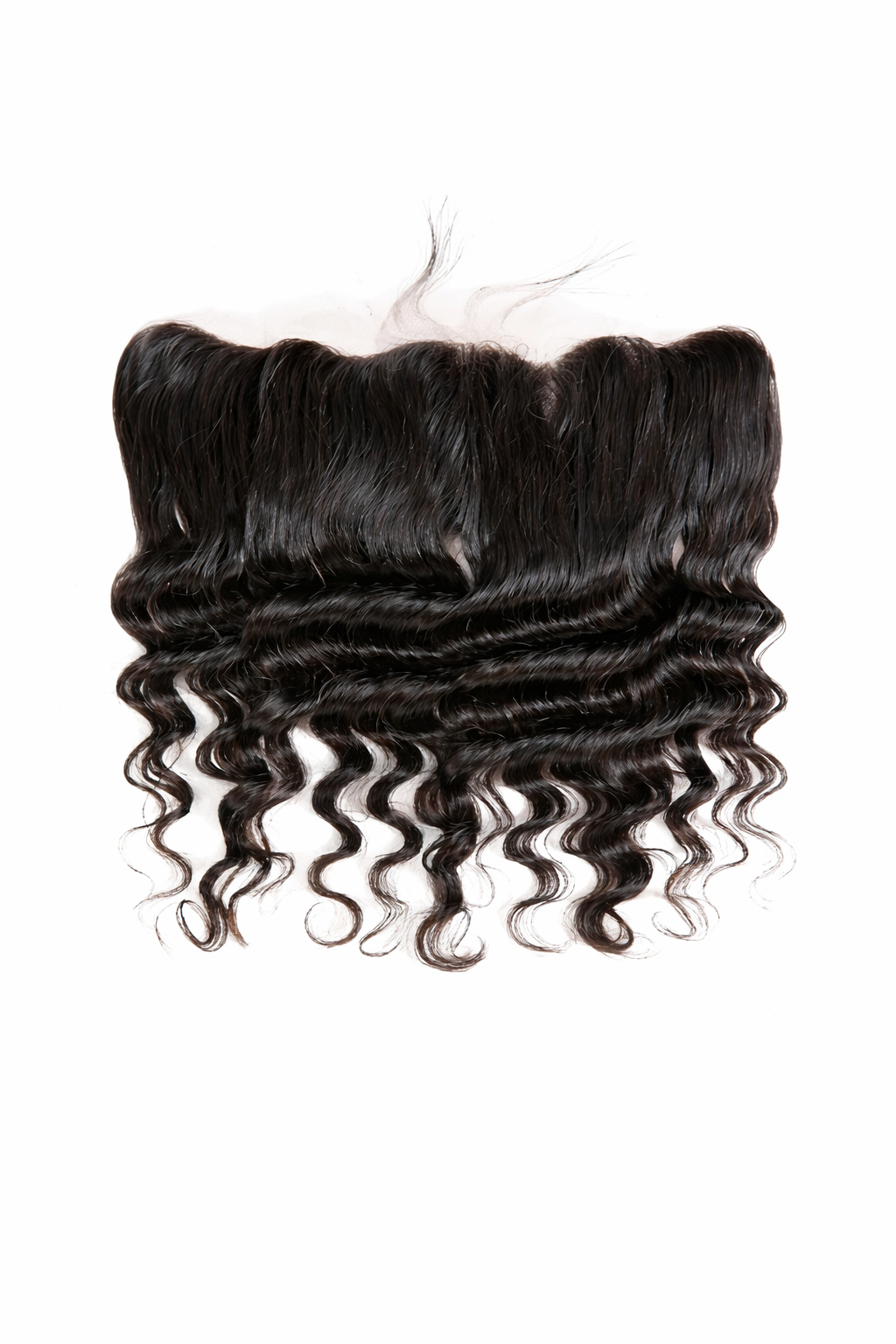 13 x 4 Deep Wavy Free Parted Frontal #1B Natural Black