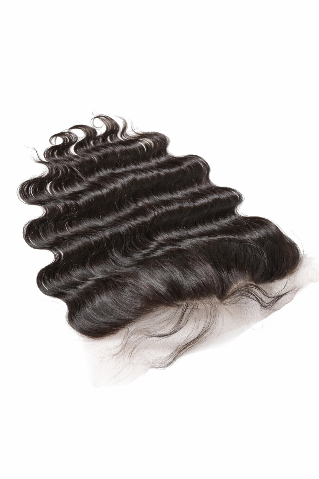 13x4 Ocean Wavy Free-Parted Frontal #1B Natural Black