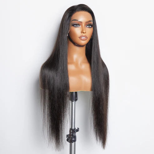 London Luxe 13x6 PartingMax 3D Cap Glueless Transparent Lace Wigs Straight | 150% Density