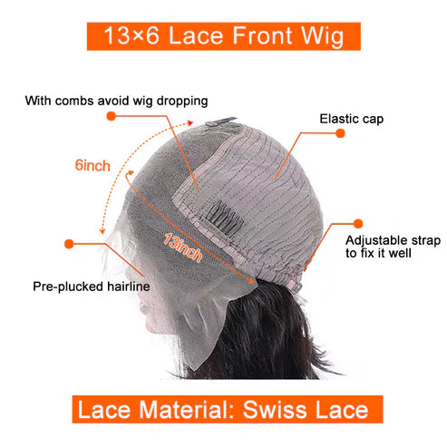 London Luxe 13x6 PartingMax 3D Cap Glueless Transparent Lace Wigs Body Wave | 150% Density
